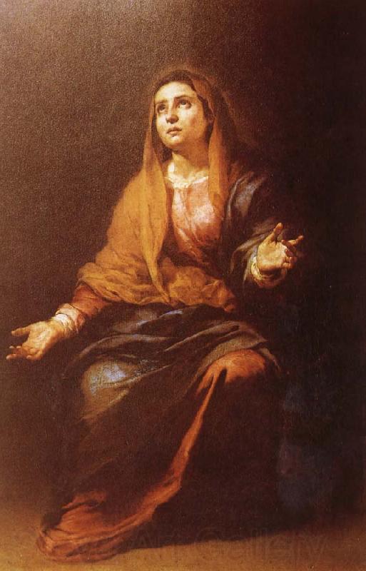 Bartolome Esteban Murillo Our Lady of grief Norge oil painting art